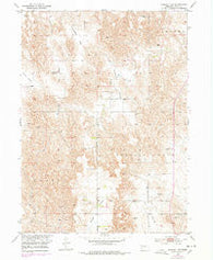 Sargent SW Nebraska Historical topographic map, 1:24000 scale, 7.5 X 7.5 Minute, Year 1952