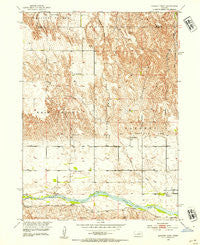 Sargent West Nebraska Historical topographic map, 1:24000 scale, 7.5 X 7.5 Minute, Year 1952