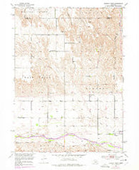 Sargent West Nebraska Historical topographic map, 1:24000 scale, 7.5 X 7.5 Minute, Year 1952