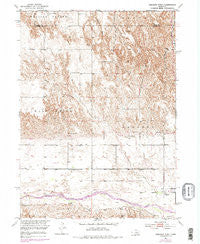 Sargent West Nebraska Historical topographic map, 1:24000 scale, 7.5 X 7.5 Minute, Year 1952