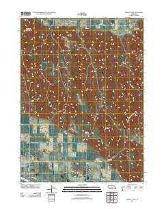 Sargent East Nebraska Historical topographic map, 1:24000 scale, 7.5 X 7.5 Minute, Year 2011