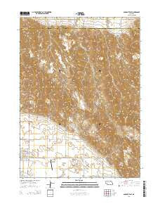 Sargent East Nebraska Current topographic map, 1:24000 scale, 7.5 X 7.5 Minute, Year 2014