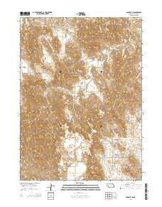 Sargent SW Nebraska Current topographic map, 1:24000 scale, 7.5 X 7.5 Minute, Year 2014