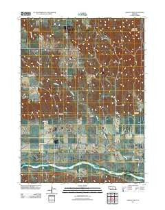 Sargent West Nebraska Historical topographic map, 1:24000 scale, 7.5 X 7.5 Minute, Year 2011