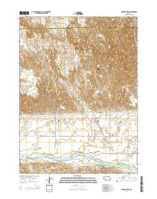 Sargent West Nebraska Current topographic map, 1:24000 scale, 7.5 X 7.5 Minute, Year 2014