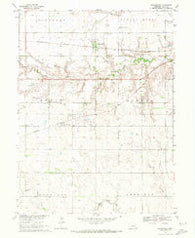 Saronville Nebraska Historical topographic map, 1:24000 scale, 7.5 X 7.5 Minute, Year 1969