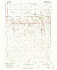 Saronville Nebraska Historical topographic map, 1:24000 scale, 7.5 X 7.5 Minute, Year 1969