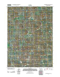 Schneringer Valley Nebraska Historical topographic map, 1:24000 scale, 7.5 X 7.5 Minute, Year 2011