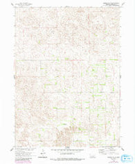 School No. 20 Nebraska Historical topographic map, 1:24000 scale, 7.5 X 7.5 Minute, Year 1960