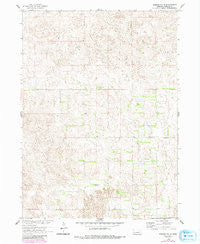 School No. 20 Nebraska Historical topographic map, 1:24000 scale, 7.5 X 7.5 Minute, Year 1960