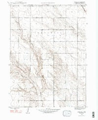 School No. 7 Nebraska Historical topographic map, 1:24000 scale, 7.5 X 7.5 Minute, Year 1948