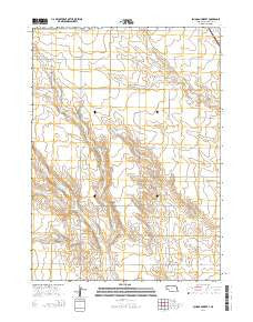 School Number 7 Nebraska Current topographic map, 1:24000 scale, 7.5 X 7.5 Minute, Year 2014