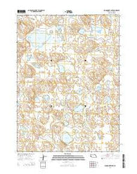 Schoonover Lake Nebraska Current topographic map, 1:24000 scale, 7.5 X 7.5 Minute, Year 2014