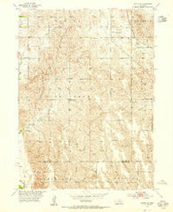 Scotia NE Nebraska Historical topographic map, 1:24000 scale, 7.5 X 7.5 Minute, Year 1953