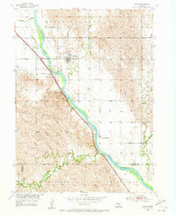 Scotia Nebraska Historical topographic map, 1:24000 scale, 7.5 X 7.5 Minute, Year 1953