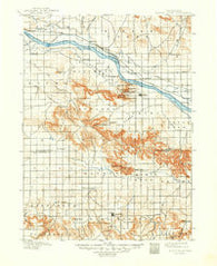 Scotts Bluff Nebraska Historical topographic map, 1:125000 scale, 30 X 30 Minute, Year 1898