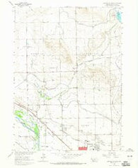 Scottsbluff North Nebraska Historical topographic map, 1:24000 scale, 7.5 X 7.5 Minute, Year 1963