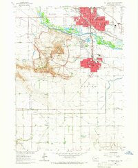 Scottsbluff South Nebraska Historical topographic map, 1:24000 scale, 7.5 X 7.5 Minute, Year 1963