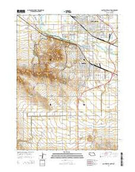 Scottsbluff South Nebraska Current topographic map, 1:24000 scale, 7.5 X 7.5 Minute, Year 2014
