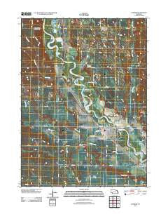 Scribner Nebraska Historical topographic map, 1:24000 scale, 7.5 X 7.5 Minute, Year 2011