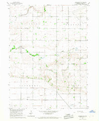 Scribner SW Nebraska Historical topographic map, 1:24000 scale, 7.5 X 7.5 Minute, Year 1966