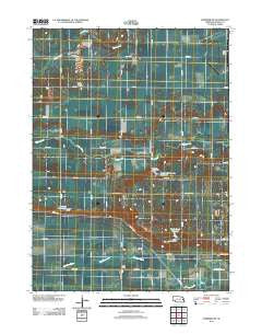 Scribner SW Nebraska Historical topographic map, 1:24000 scale, 7.5 X 7.5 Minute, Year 2011