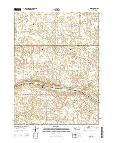 Seneca Nebraska Current topographic map, 1:24000 scale, 7.5 X 7.5 Minute, Year 2014