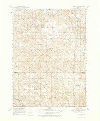 Seneca 4 Nebraska Historical topographic map, 1:62500 scale, 15 X 15 Minute, Year 1948
