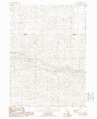 Seneca SW Nebraska Historical topographic map, 1:24000 scale, 7.5 X 7.5 Minute, Year 1988