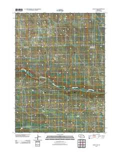 Seneca SW Nebraska Historical topographic map, 1:24000 scale, 7.5 X 7.5 Minute, Year 2011