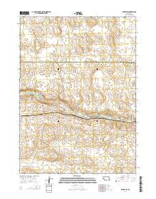 Seneca SW Nebraska Current topographic map, 1:24000 scale, 7.5 X 7.5 Minute, Year 2014