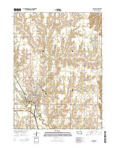 Seward Nebraska Current topographic map, 1:24000 scale, 7.5 X 7.5 Minute, Year 2014