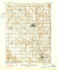 Seward Nebraska Historical topographic map, 1:62500 scale, 15 X 15 Minute, Year 1939