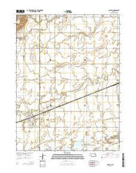 Shelton Nebraska Current topographic map, 1:24000 scale, 7.5 X 7.5 Minute, Year 2014