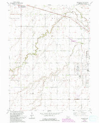 Shelton NE Nebraska Historical topographic map, 1:24000 scale, 7.5 X 7.5 Minute, Year 1962