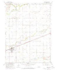 Shelton Nebraska Historical topographic map, 1:24000 scale, 7.5 X 7.5 Minute, Year 1962