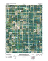 Shickley Nebraska Historical topographic map, 1:24000 scale, 7.5 X 7.5 Minute, Year 2011