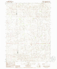 Shimmins Lake NE Nebraska Historical topographic map, 1:24000 scale, 7.5 X 7.5 Minute, Year 1985