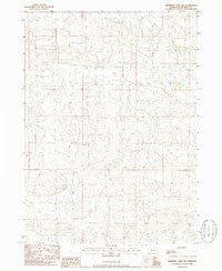 Shimmins Lake NW Nebraska Historical topographic map, 1:24000 scale, 7.5 X 7.5 Minute, Year 1985
