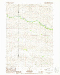 Shimmins Lake SE Nebraska Historical topographic map, 1:24000 scale, 7.5 X 7.5 Minute, Year 1985