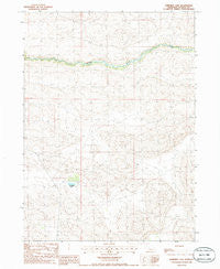 Shimmins Lake Nebraska Historical topographic map, 1:24000 scale, 7.5 X 7.5 Minute, Year 1985