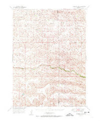 Shimmins Lake Nebraska Historical topographic map, 1:62500 scale, 15 X 15 Minute, Year 1950