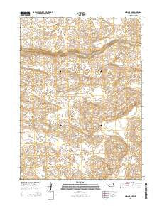 Shimmins Lake Nebraska Current topographic map, 1:24000 scale, 7.5 X 7.5 Minute, Year 2014