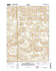 Shimmins Lake NE Nebraska Current topographic map, 1:24000 scale, 7.5 X 7.5 Minute, Year 2014