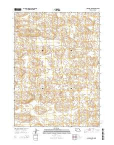 Shimmins Lake NW Nebraska Current topographic map, 1:24000 scale, 7.5 X 7.5 Minute, Year 2014