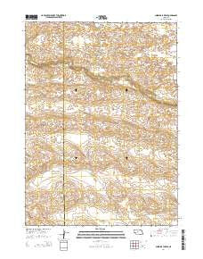 Shimmins Lake SE Nebraska Current topographic map, 1:24000 scale, 7.5 X 7.5 Minute, Year 2014