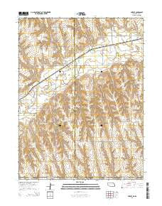 Shippee Nebraska Current topographic map, 1:24000 scale, 7.5 X 7.5 Minute, Year 2014