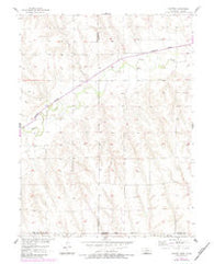 Shippee Nebraska Historical topographic map, 1:24000 scale, 7.5 X 7.5 Minute, Year 1957