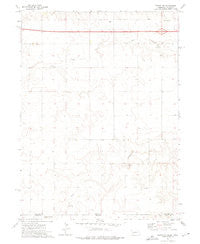 Sidney SE Nebraska Historical topographic map, 1:24000 scale, 7.5 X 7.5 Minute, Year 1972