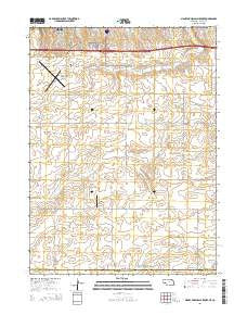 Sidney Municipal Airport Nebraska Current topographic map, 1:24000 scale, 7.5 X 7.5 Minute, Year 2014